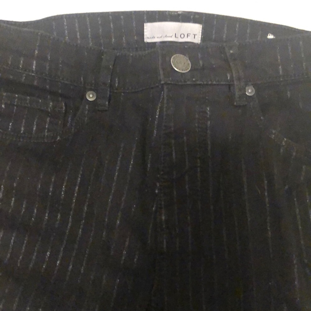 Loft Pinstripe Jeans